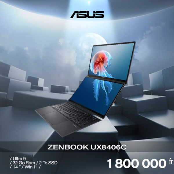 ORDINATEUR PORTABLE ASUS ZENBOOK DUO UX8406C